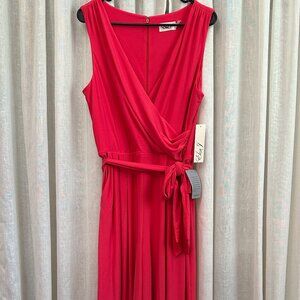 Eliza J Hot Pink Maxi Jumpsuit